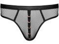 Síťovaná pánská tanga s ozdobnými kroužky (Svenjoyment)