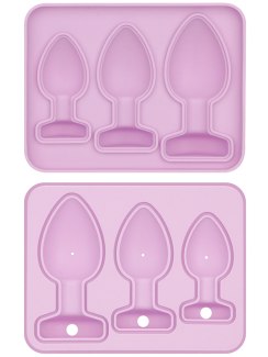 Silikonová forma na anální kolíky z ledu Butt Plug (Lovetoy)