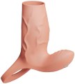 Otevřený vibrační návlek na penis (Realistixxx)