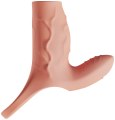 Otevřený vibrační návlek na penis (Realistixxx)