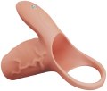 Otevřený vibrační návlek na penis (Realistixxx)