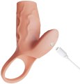 Otevřený vibrační návlek na penis (Realistixxx)
