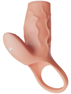 Otevřený vibrační návlek na penis (Realistixxx)