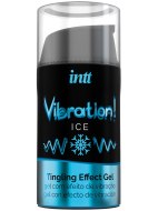 Stimulující gely a krémy pro kvalitnější sex: Stimulační gel Vibration! Ice - 15 ml (INTT)