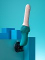 Přirážecí vibrátor s odnímatelnou přísavkou Thrusting Dildo Machine (b-Vibe)