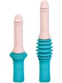 Přirážecí vibrátor s odnímatelnou přísavkou Thrusting Dildo Machine (b-Vibe)