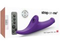 Vibrační strapon s jazýčkem - velikost M (Strap-On-Me)