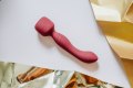 Hřejivá masážní hlavice/vibrátor Heating Wand Red (Lola Games)