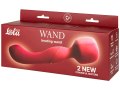 Hřejivá masážní hlavice/vibrátor Heating Wand Red (Lola Games)