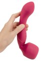 Hřejivá masážní hlavice/vibrátor Heating Wand Red (Lola Games)