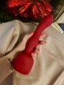 Hřejivá masážní hlavice/vibrátor Heating Wand Red (Lola Games)