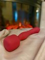 Hřejivá masážní hlavice/vibrátor Heating Wand Red (Lola Games)