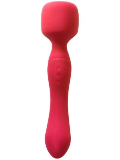 Hřejivá masážní hlavice/vibrátor Heating Wand Red (Lola Games)