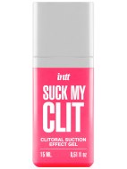 Stimulující gely a krémy pro kvalitnější sex: Stimulační gel na klitoris Suck My Clit Wild Strawberry - 15 ml (INTT)