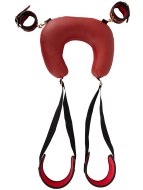 Bondage sady a postroje s pouty: Bondage postroj s polštářem (Bad Kitty)