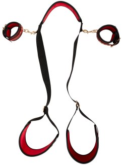 Bondage postroj s krčním límcem (Bad Kitty)