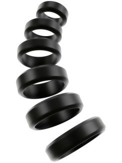 Sada kroužků na penis a varlata Strong & Stretchy - 6 ks (You2Toys)
