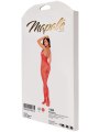 Síťovaný catsuit se srdíčky a kamínky - one size (Mapalé)