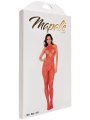 Síťovaný catsuit se srdíčky a kamínky - one size (Mapalé)