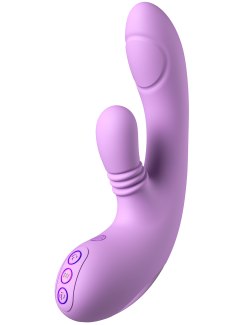Pulzační vibrátor s pohyblivým králíčkem IntiMotion Flutter Pro (Pipedream)