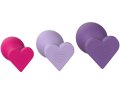 Set análních kolíků Heart Plug Set - 3 ks (Dream Toys)