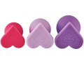 Set análních kolíků Heart Plug Set - 3 ks (Dream Toys)