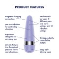 Bezdotykový a vibrační stimulátor klitorisu Pro 3+ (Satisfyer)