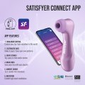 Bezdotykový a vibrační stimulátor klitorisu Pro 2 Generation 4 (Satisfyer)