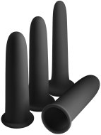 Dilda vhodná pro anální sex: Anální dilatátor + 3 nástavce Renegade Gliders (NS Novelties)