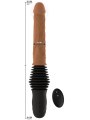 Přirážecí vibrátor Realistic Double Thrusting Vibrator (Hidden Desire)