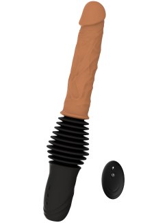 Přirážecí vibrátor Realistic Double Thrusting Vibrator (Hidden Desire)