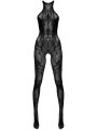 Síťovaný catsuit s krajkou Matilda - one size (Le Désir)