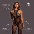 Síťovaný catsuit s krajkou Matilda - one size (Le Désir)