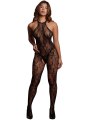 Síťovaný catsuit s krajkou Matilda - one size (Le Désir)