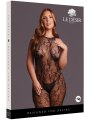 Síťovaný catsuit s krajkou Matilda - queen size (Le Désir)