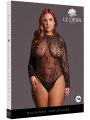 Síťované body s leopardím vzorem Roxy - queen size (Le Désir)