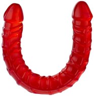 Dvojitá a oboustranná dilda: Oboustranné dildo Ultra-Dong (červené)