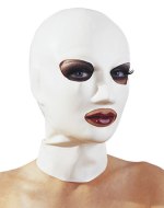 Dámské latexové oblečení: Latexová maska (bílá)