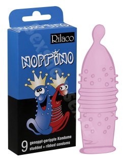 Vroubkovaný kondom Rilaco NOPRINO