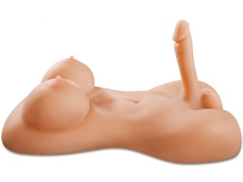 Ženské torzo s penisem - masturbátor Mia Isabella