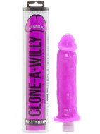 Odlitek penisu a vaginy: Odlitek penisu Clone-A-Willy Neon Purple - vibrátor