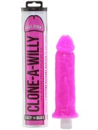 Odlitek penisu a vaginy: Odlitek penisu Clone-A-Willy Hot Pink - vibrátor