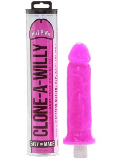 Odlitek penisu Clone-A-Willy Hot Pink - vibrátor