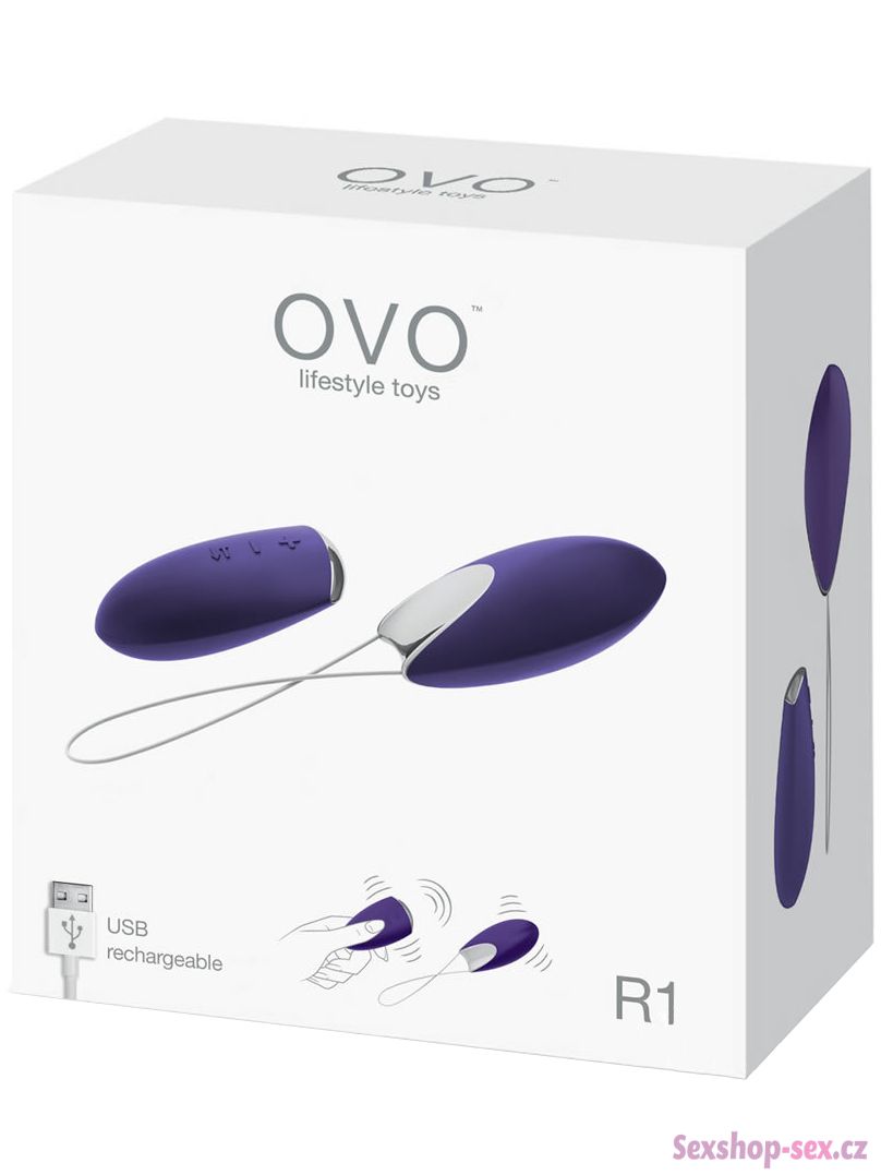 Luxusní bezdrátové vibrační vajíčko OVO R1.