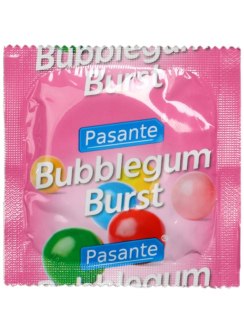 Kondom Pasante Bubblegum Burst, sladká žvýkačka
