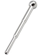 Kolíky do penisu (penis plugy): Dilatátor - třístupňový s kuličkou (dutý), 6-10 mm