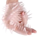 Masturbační/masážní rukavice se stimulačními výstupky
