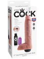 Realistické stříkající dildo s varlaty King Cock 11"