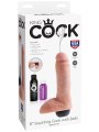 Realistické stříkající dildo s varlaty King Cock 8"