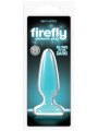 Modrý anální kolík Firefly SMALL - ve tmě svítí